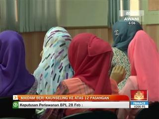 MAIDAM beri kaunseling ke atas 12 pasangan
