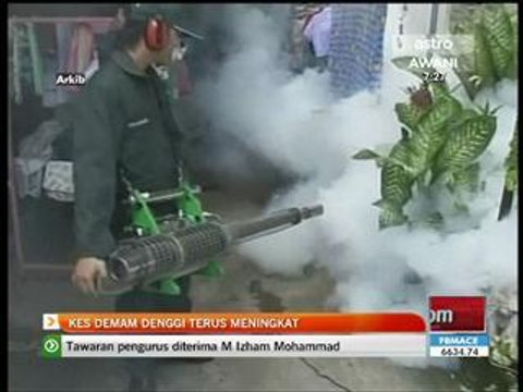 Kes demam denggi terus meningkat