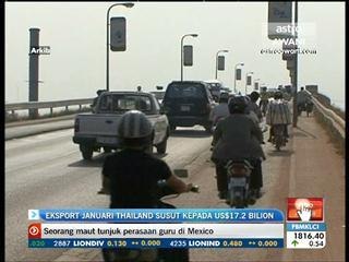 Eksport Januari Thailand susut kepada US$17.2 bilion