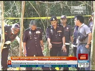 Mayat ditemui selepas ditanam beberapa hari