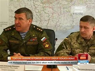 Tentera Ukraine & pemisah setuju undur senjata berat