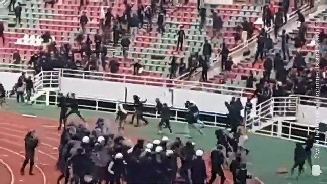 أحداث شغب عقب مباراة المغرب الفاسي والجيش الملكى بكأس العرش المغربي