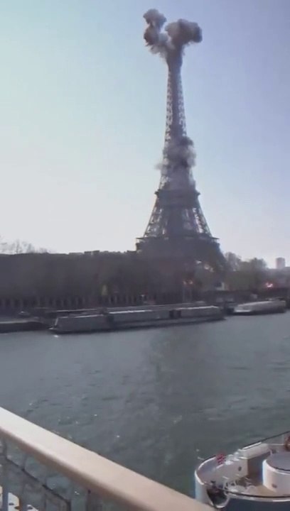 L'Ukraine publie un montage vidéo du simulacre d'attentat à Paris, dans un message à l'OTAN