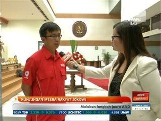 Kunjungan mesra rakyat Jokowi