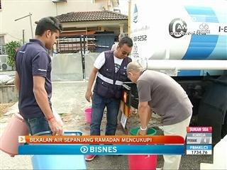Bekalan air sepanjang Ramadan mencukupi