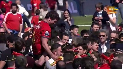El jugador español de rugby más viral en la celebración