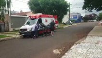 Homem desmaia em calçada no Alto Alegre e precisa ser socorrido pelo Samu