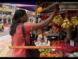 Bantuan dana RM566 juta ringgit kepada usahawan India