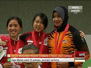 Skuad menembak negara sumbang 2 perak & 1 gangsa