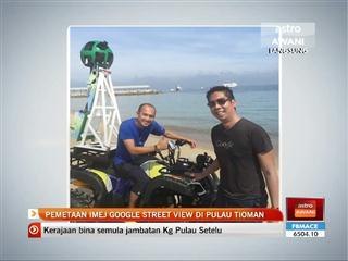 Pemetaan imej Google Street View di Pulau Tioman