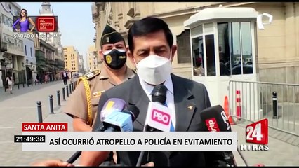 Jefe de tránsito aseguró que suboficial que fue atropellada no perderá el brazo