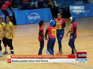 Skuad bola jaring negara dominasi perlawanan