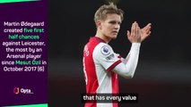 Arteta lauds 'terrific' Odegaard in Leicester victory