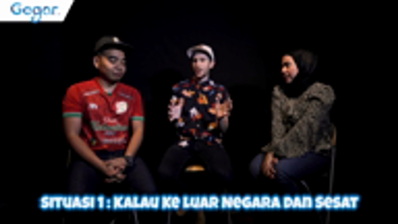 Shah & Mek Zura Kecek Mat Saleh Bersama Mat Dan