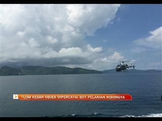 TLDM kesan objek dipercayai bot pelarian Rohingya