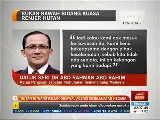 Hutan di Wang Kelian dikawal Agensi Keselamatan Negara