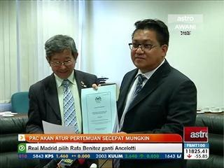 PAC akan atur pertemuan secepat mungkin