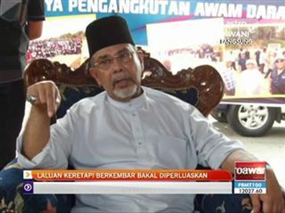 Laluan keretapi berkembar bakal diperluaskan