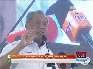 RMK-11 fokus usaha tingkat pendapatan rakyat