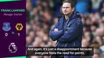 Lampard 'expects' crowd anger after Wolves defeat