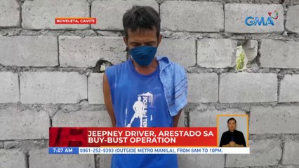 Tải video: Jeepney driver, arestado sa buy-bust operation | UB