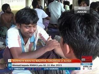 Rohingya mahu ke Malaysia terkandas di Acheh