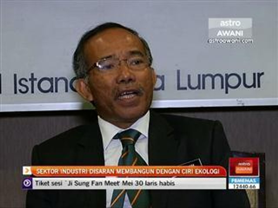 Sektor industri disaran membangun dengan ciri ekologi