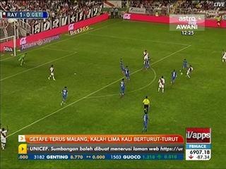 Getafe terus malang, kalah lima kali berturut-turut