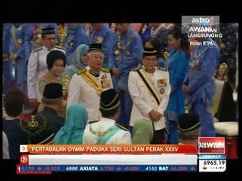 Pertabalan Sultan Perak ke-35: Ketibaan dif-dif kehormat