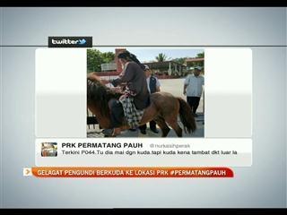 Gelagat pengundi berkuda ke lokasi PRK #PermatangPauh