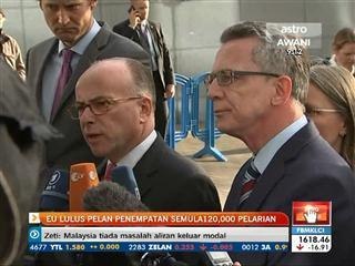 EU lulus pelan penempatan semula 120,000 pelarian