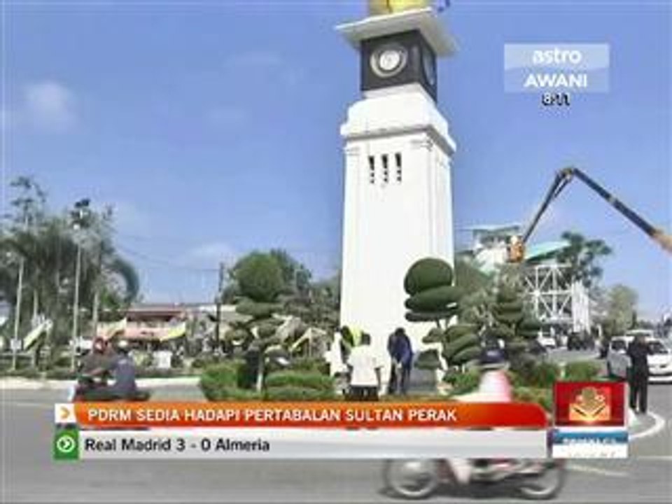 PDRM sedia hadapi Pertabalan Sultan Perak