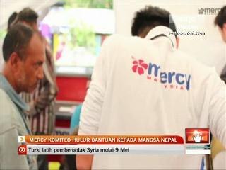 Mercy komited hulur bantuan kepada mangsa Nepal