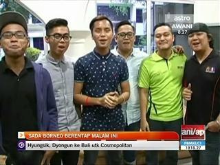 Sada Borneo berentap malam ini