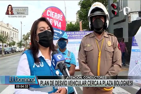 Plaza Bolognesi: se iniciaron desvíos vehiculares por obras de Línea 2 del Metro