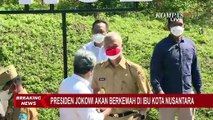 Jokowi Disambut Langsung Sultan Kutai Kartanegara Ing Martadipura XXI saat Tiba di Titik Nol IKN