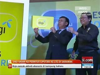 Digi sasar 42 peratus liputan 4G LTE di Sarawak