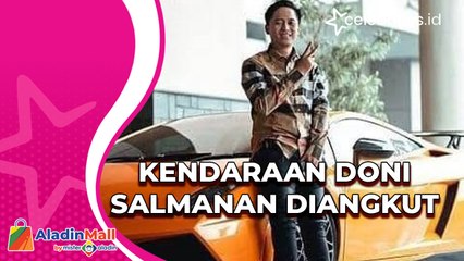 Kendaraan Doni Salmanan Diangkut