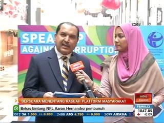 Bersuara menentang rasuah dari platform masyarakat