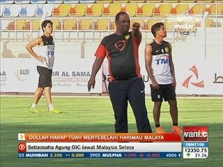 Dollah harap tuah menyebelahi Harimau Malaya