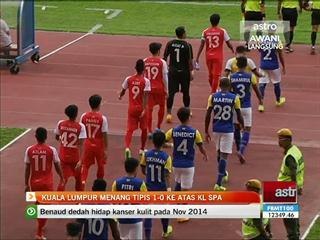 Kuala Lumpur menang tipis 1-0 ke atas KL SPA