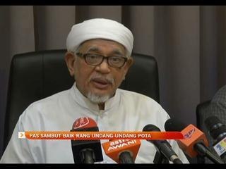 PAS sambut baik rang undang-undang POTA