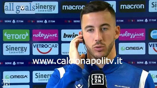 Verona-Napoli 1-2 13/3/22 intervista post-partita Lorenzo Montipò
