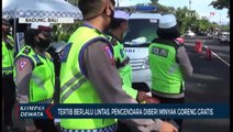 Tertib Berlalu Lintas, Polres Badung Beri Minyak Goreng Gratis