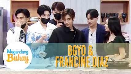 BGYO tastes Francine  fried rice | Magandang Buhay