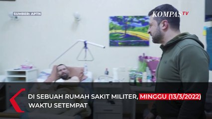 Zelenskyy Kunjungi RS Militer, Sampaikan Pesan Menyentuh Ini pada Tentara yang Terluka!