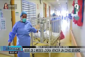 Bebé cusqueño de 2 meses de nacido supera el covid-19 en Lima