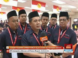 Tukar pegawai SPRM punca kejatuhan keyakinan rakyat