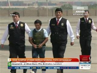 Dua suspek utama gerila Shining Path ditangkap