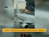 41 maut termasuk dua kanak-kanak pesawat terbakar